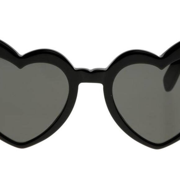 Saint Laurent Black Heart-Shaped Sunglasses - Picture 4 of 8